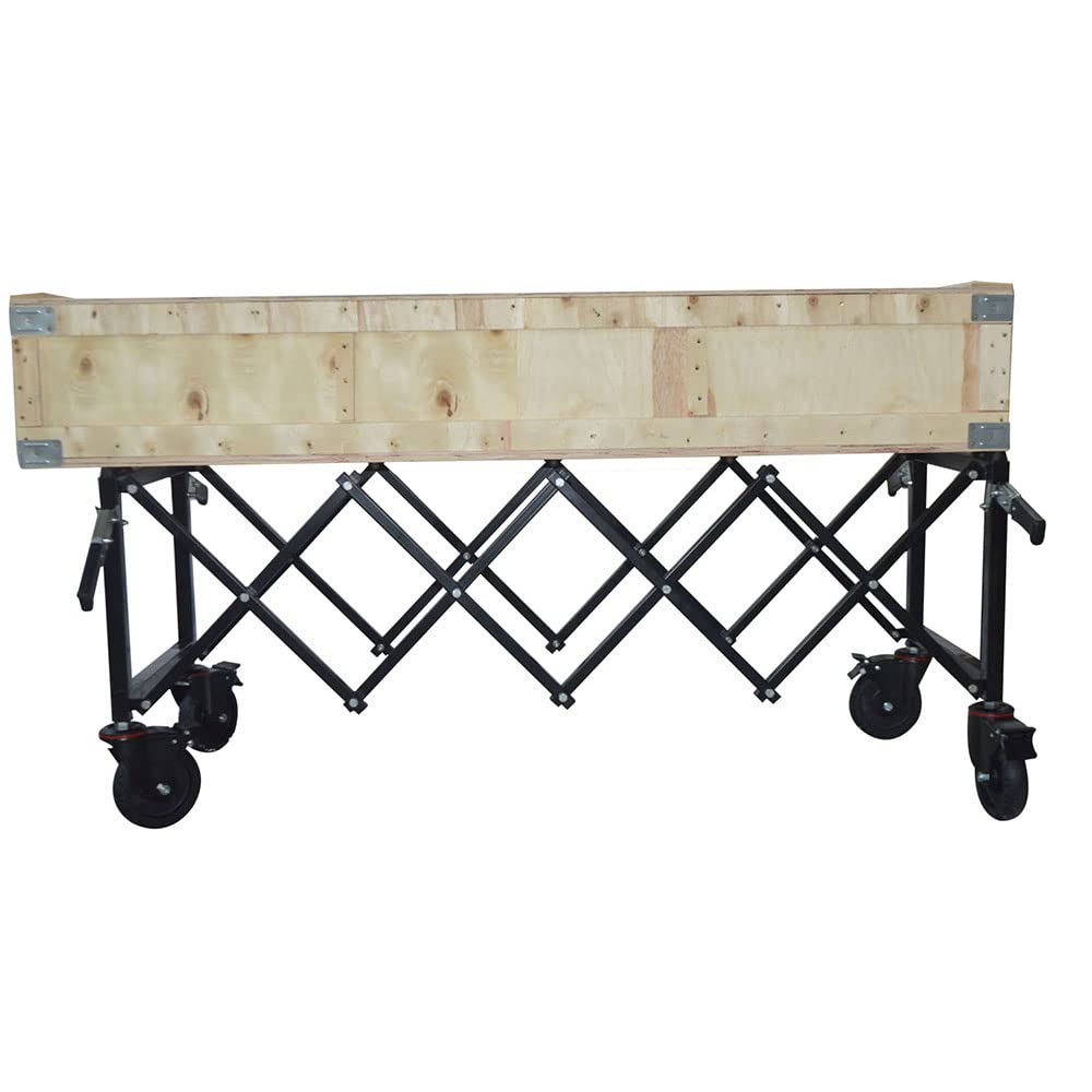 Carbon Steel Church Casket Truck - Heavy Duty Funeral Stretcher & Mortuary Cot for Funeral Homes, Churches & Chapels | Durable Casket Stand for Smooth Transfers
