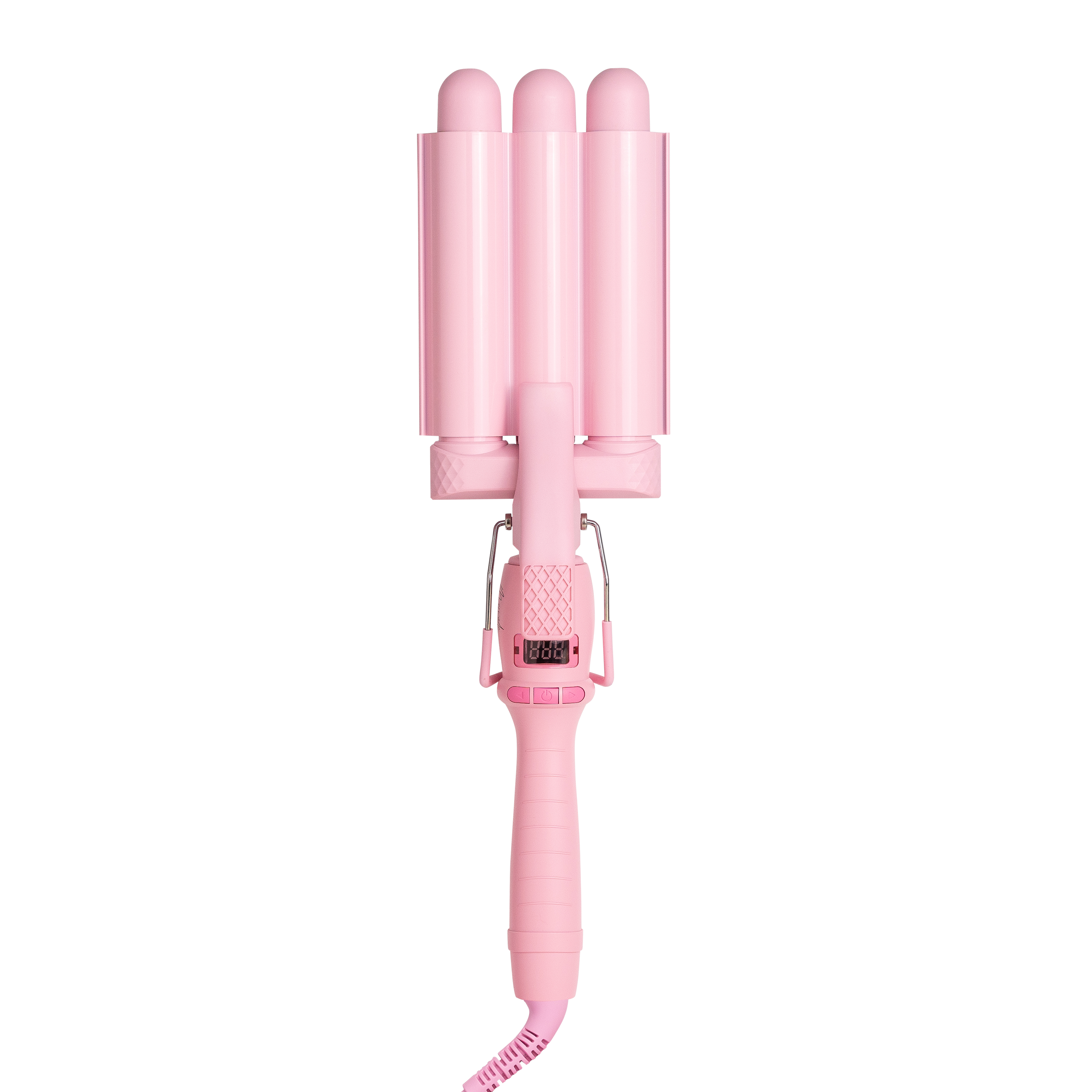 Mermade Hair PRO Mini Pink Hair Waver 25mm - Professional Hair Curling Iron for Beach Waves & Vintage Styles - Perfect for Parties, Weddings & Everyday Glam