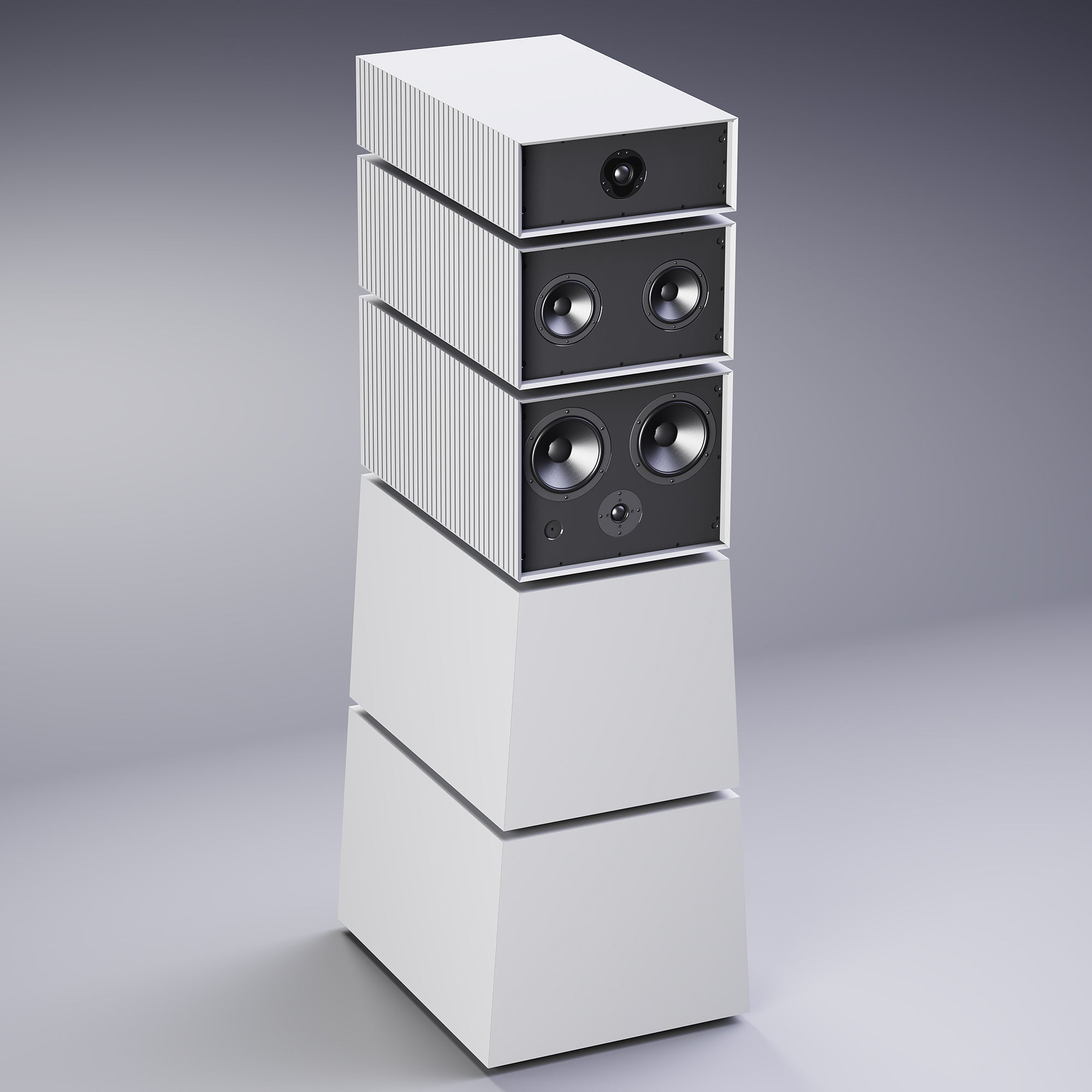 Goldmund GAIA Premium Active Wireless Bluetooth Speakers - High-Fidelity Sound for Home Theater, Music Studio & Audiophile Listening