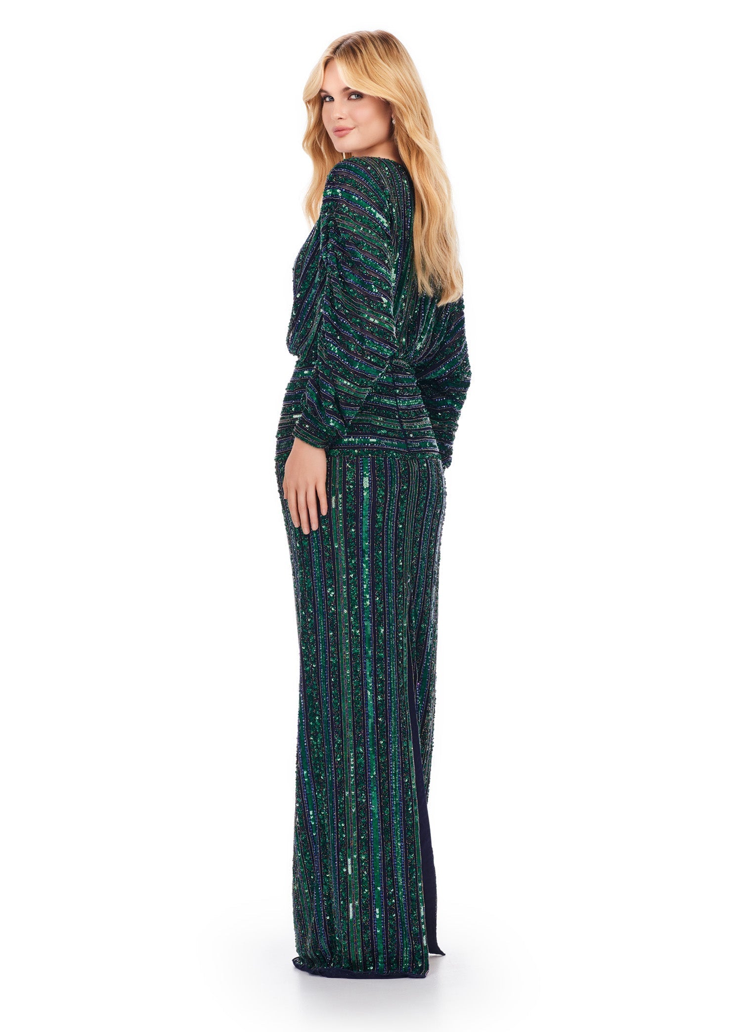 ASHLEYlauren 11490 Women's Elegant Party Dress - Perfect for Evening Events, Weddings & Special Occasions