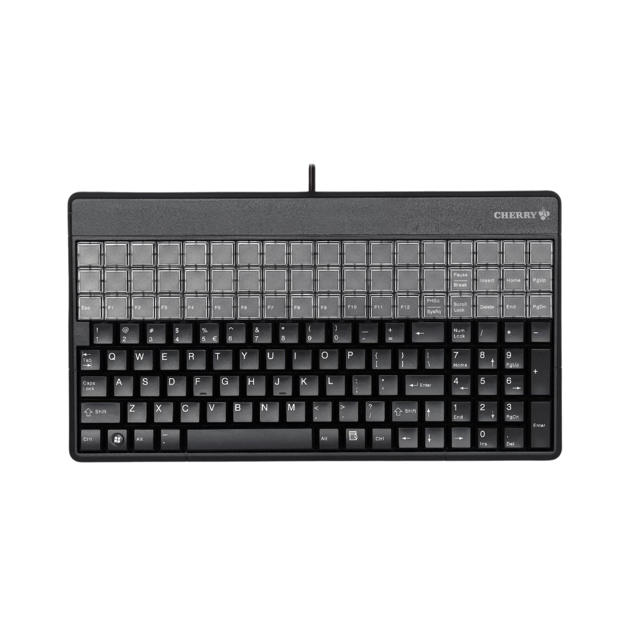 Cherry G86-61400 Full-Sized Mechanical Keyboard with Multifunctional Keys - Perfect for Gaming, Typing & Office Work