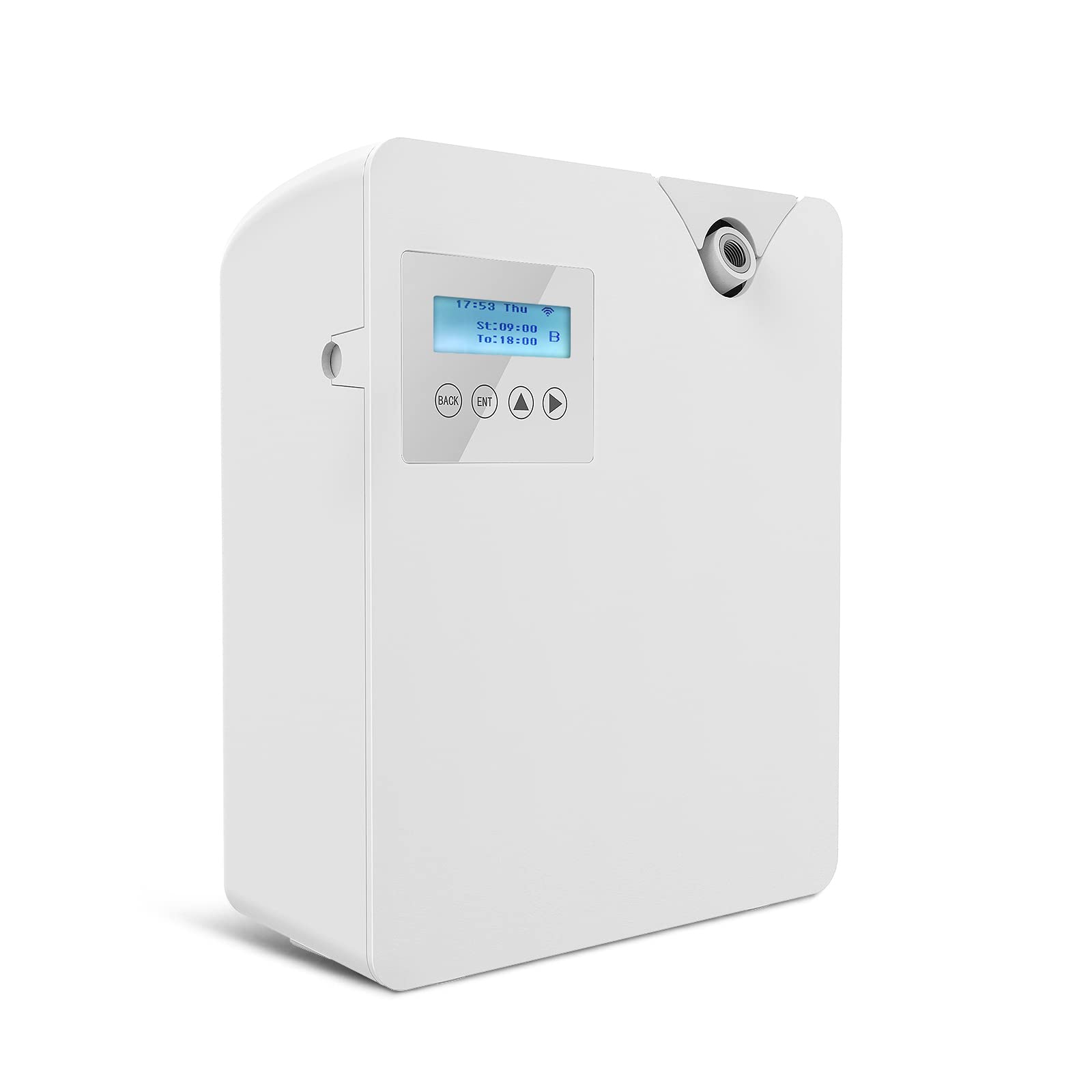 Smart Scent Air Diffuser for Home & Office - 300ml Bluetooth WiFi Essential Oil Diffuser with Cold Air Technology, Large Room Aromatherapy Device, Hotel HVAC Scent Machine (White) - Perfect for Relaxation, Spa, Yoga and Creating Fresh Atmosphere