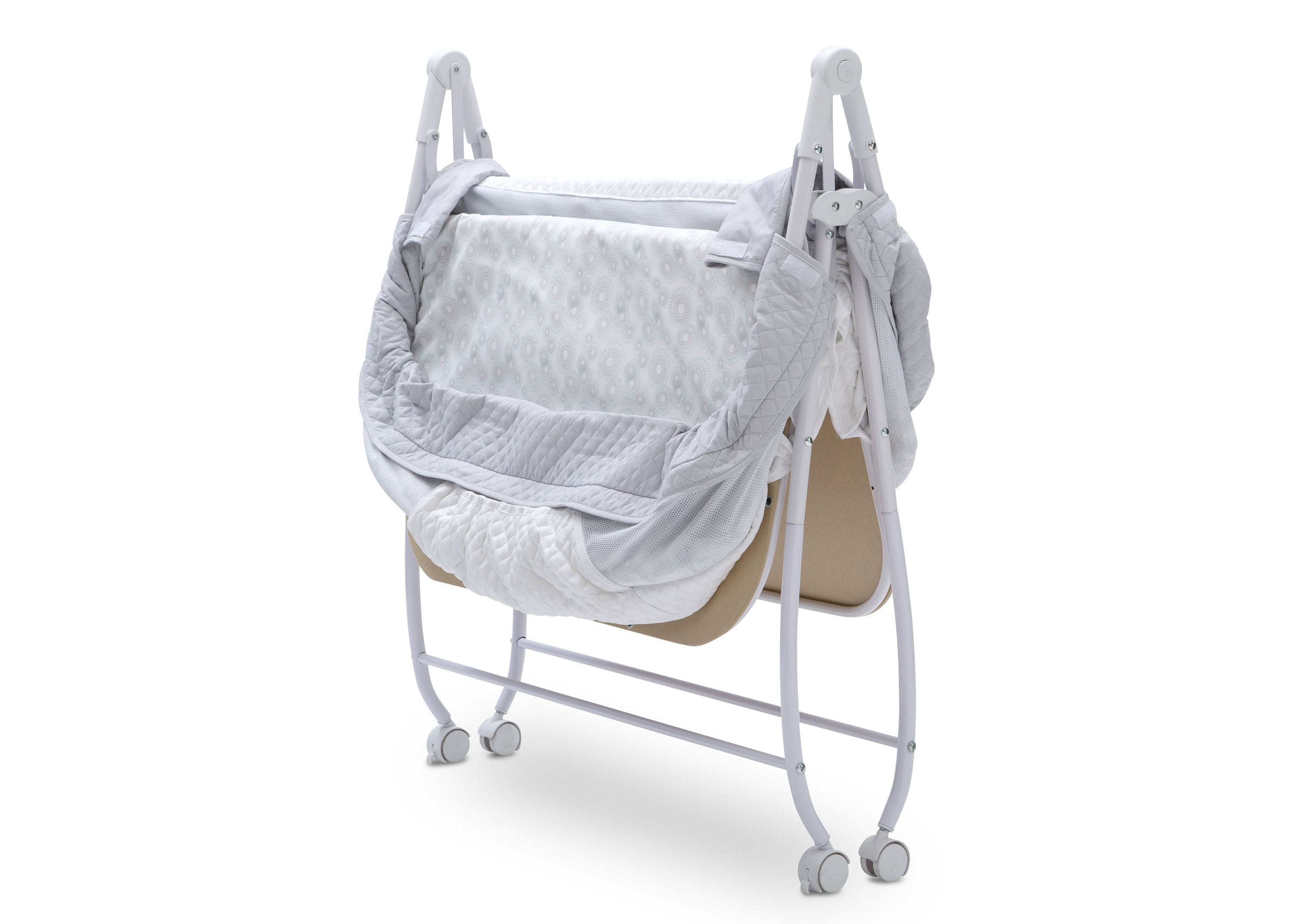 Twin EZ Fold Ultra Compact Double Bassinet - Portable Baby Crib for Twins - Perfect for Travel, Nursery & Small Spaces