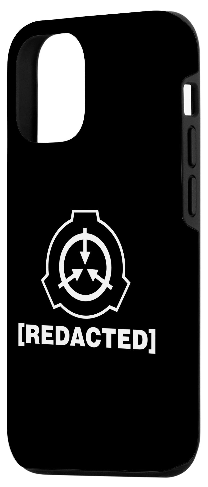 Premium Shockproof iPhone 12/12 Pro Case - SCP Foundation Themed Protective Cover [REDACTED] - Perfect for Gaming, Cosplay & Sci-Fi Enthusiasts