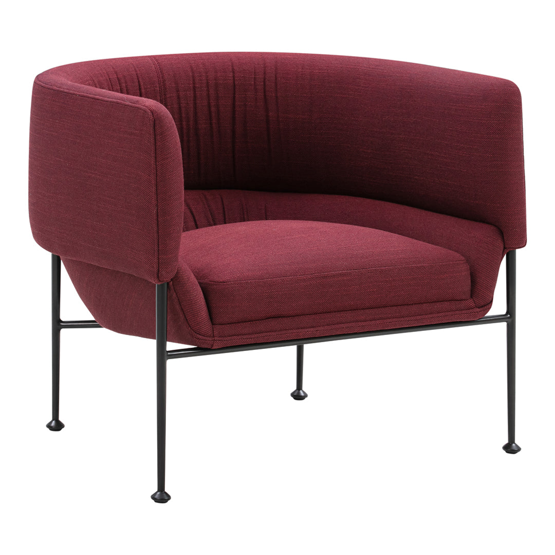Modern Accent Chair - Mid Century Lounge Chair with Wooden Legs for Living Room, Bedroom, or Office - Comfortable Reading Chair with Soft Cushions and Ergonomic Design - Perfect for Relaxing, Napping, or Working from Home