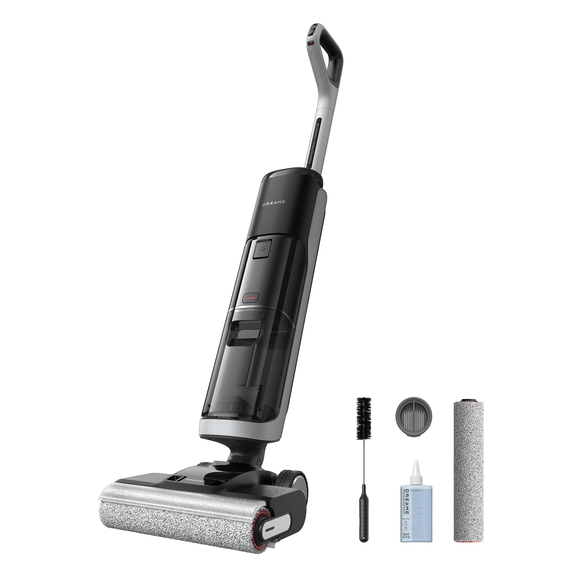 DREAME H14 Pro Wet Dry Vacuum Cleaner - 18kPa Powerful Suction, 180° Lie-Flat Vacuum Mop with 140°F Hot Water Washing & Fast Drying | Smart App Control | Ideal for Hardwood Floors, Tile & Carpet Cleaning | Easy GlideWheel for Smooth Movement
