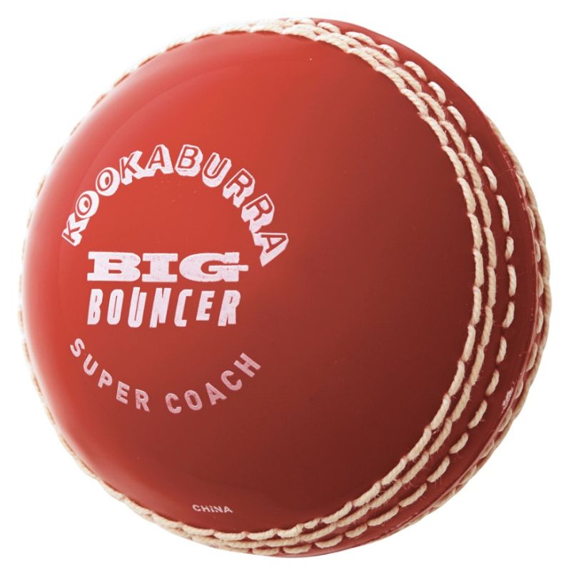 Kookaburra Big Bouncer Skills Ball - High Bounce Cricket Training Ball for Kids & Adults - Perfect for Backyard Practice, Sports Drills & Cricket Skill Development