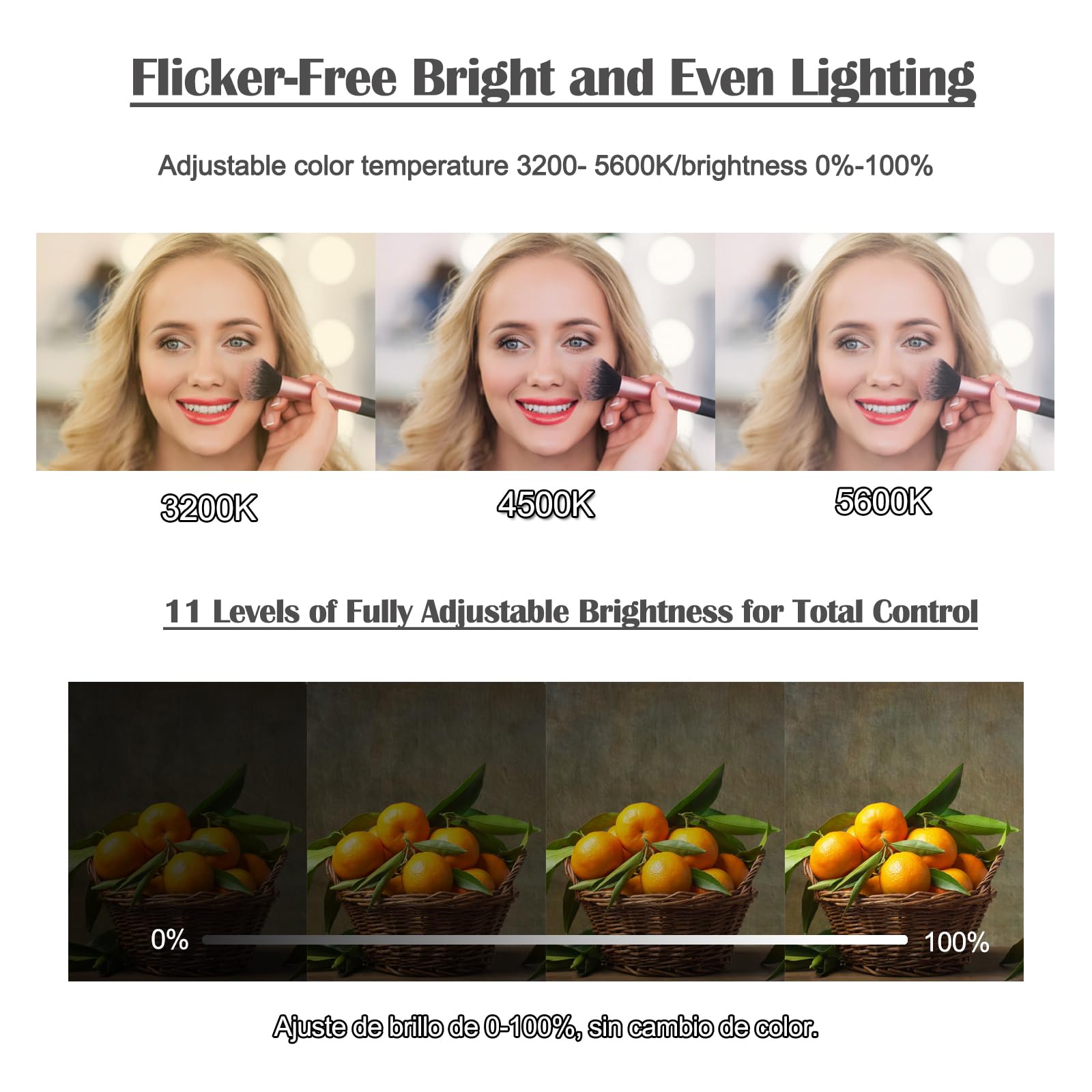 Professional 5800LM Lash Extension Lamp with Adjustable Tripod & Phone Holder - Perfect for Eyelash Extensions, Makeup, Tattoo, Photography & Video Recording - Ideal for Salons, Studios & Home Beauty Stations