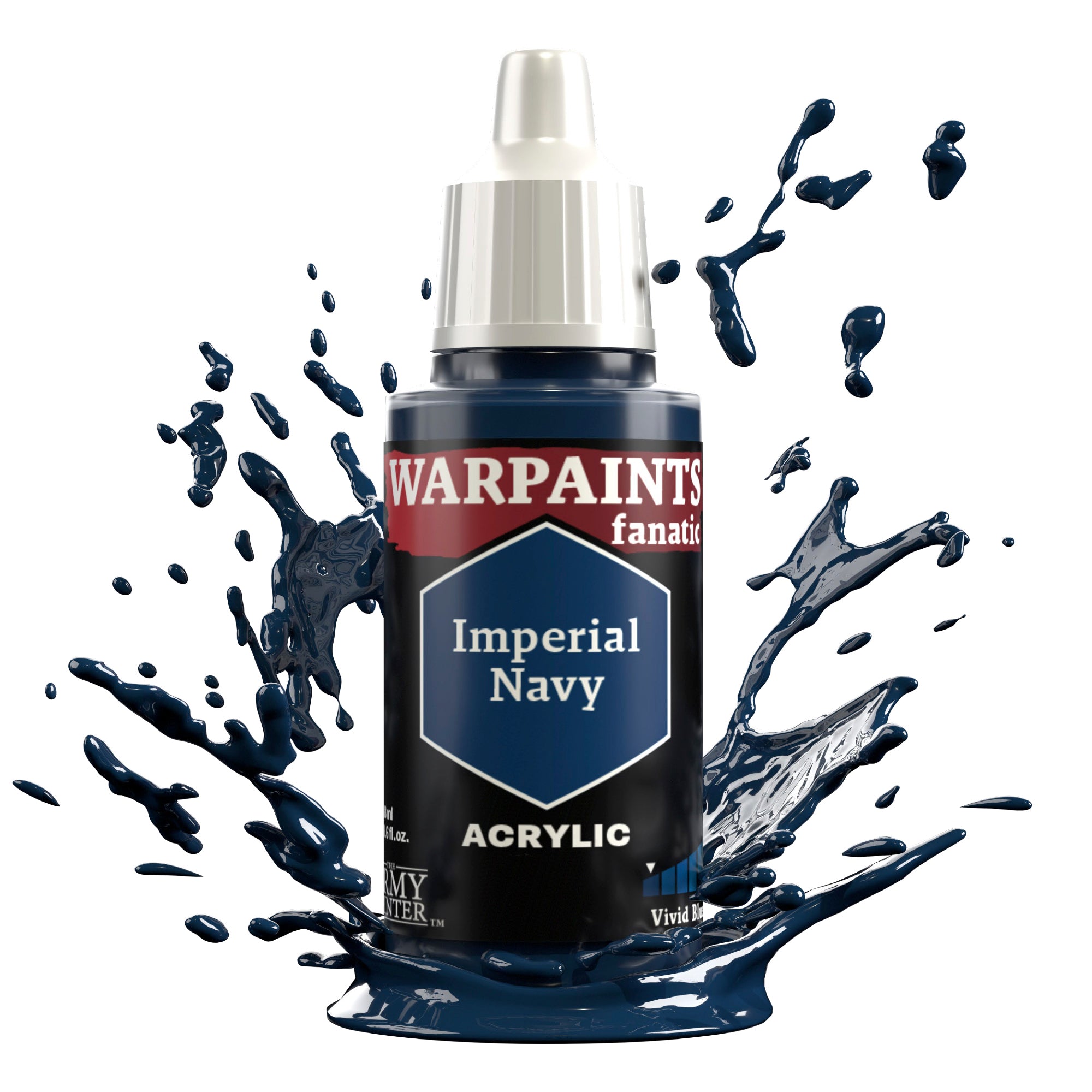 Warpaints Fanatic: Imperial Navy - Premium Quality Miniature Paint Set for Tabletop Wargaming & Model Painting | Perfect for Warhammer 40K, Star Wars Legion & Sci-Fi Miniatures