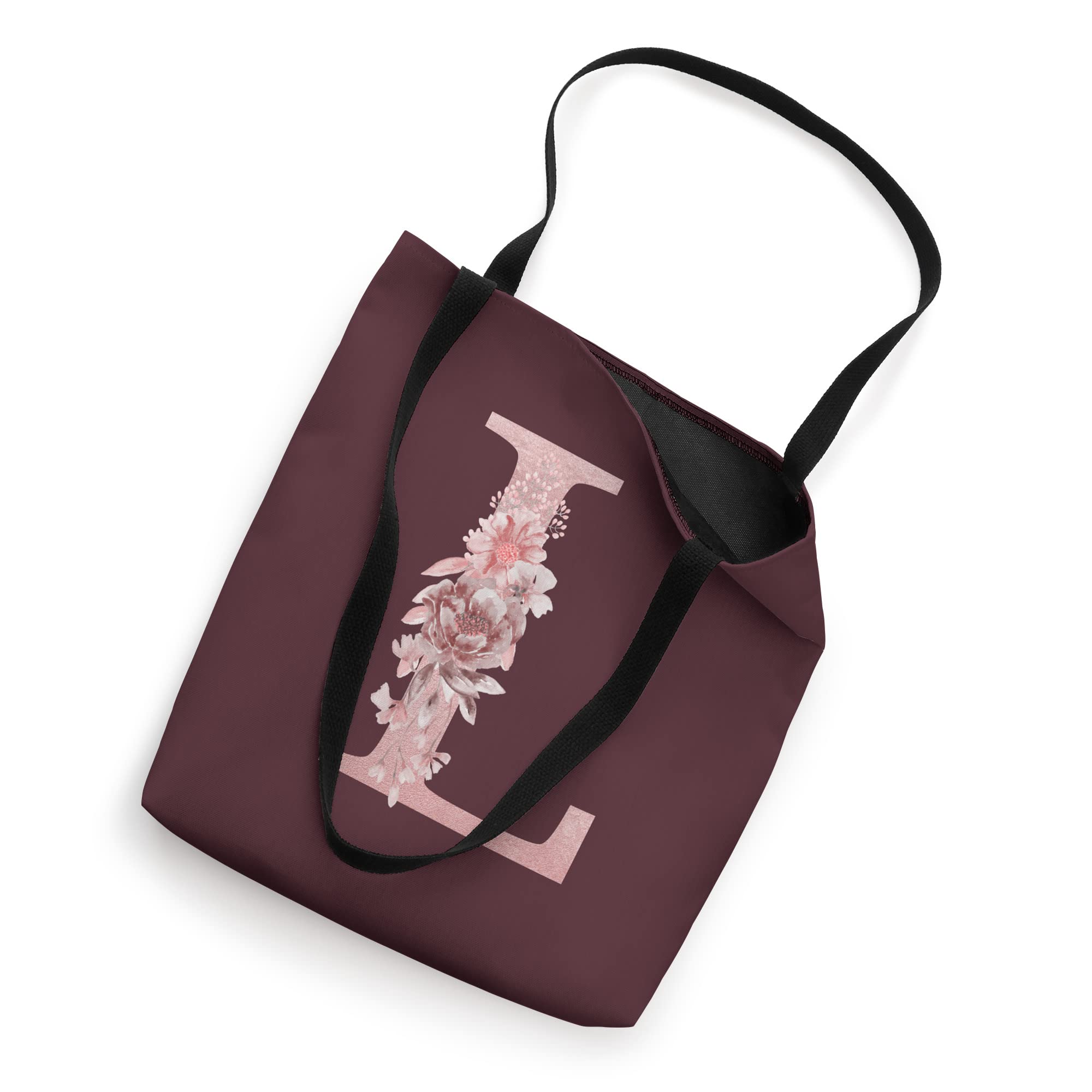 Stylish Letter L Tote Bag - Durable Cotton Canvas Shoulder Bag for Women & Men - Perfect for Shopping, Beach, Work & Everyday Use