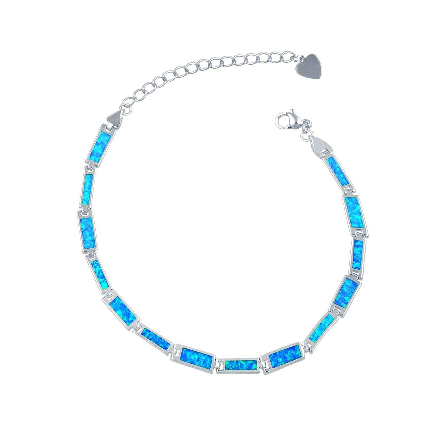 Opal Bracelet for Women - Elegant Fashion Jewelry with Colored Gemstones - Perfect for Parties, Weddings & Everyday Wear