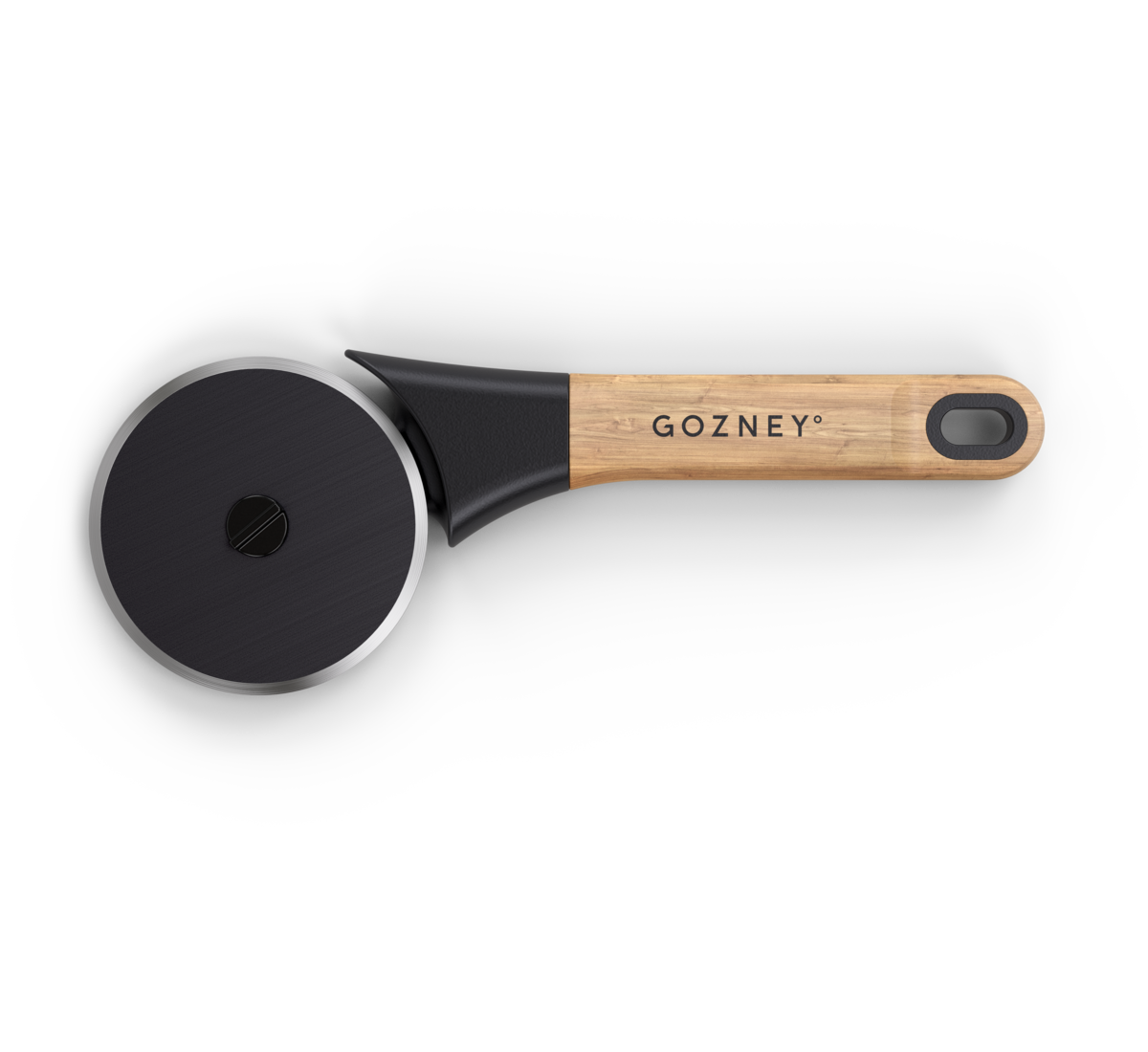 Gozney Stainless Steel Pizza Cutter Wheel - Professional Pizza Slicer with Ergonomic Handle for Home Kitchen, Restaurants & Outdoor Cooking