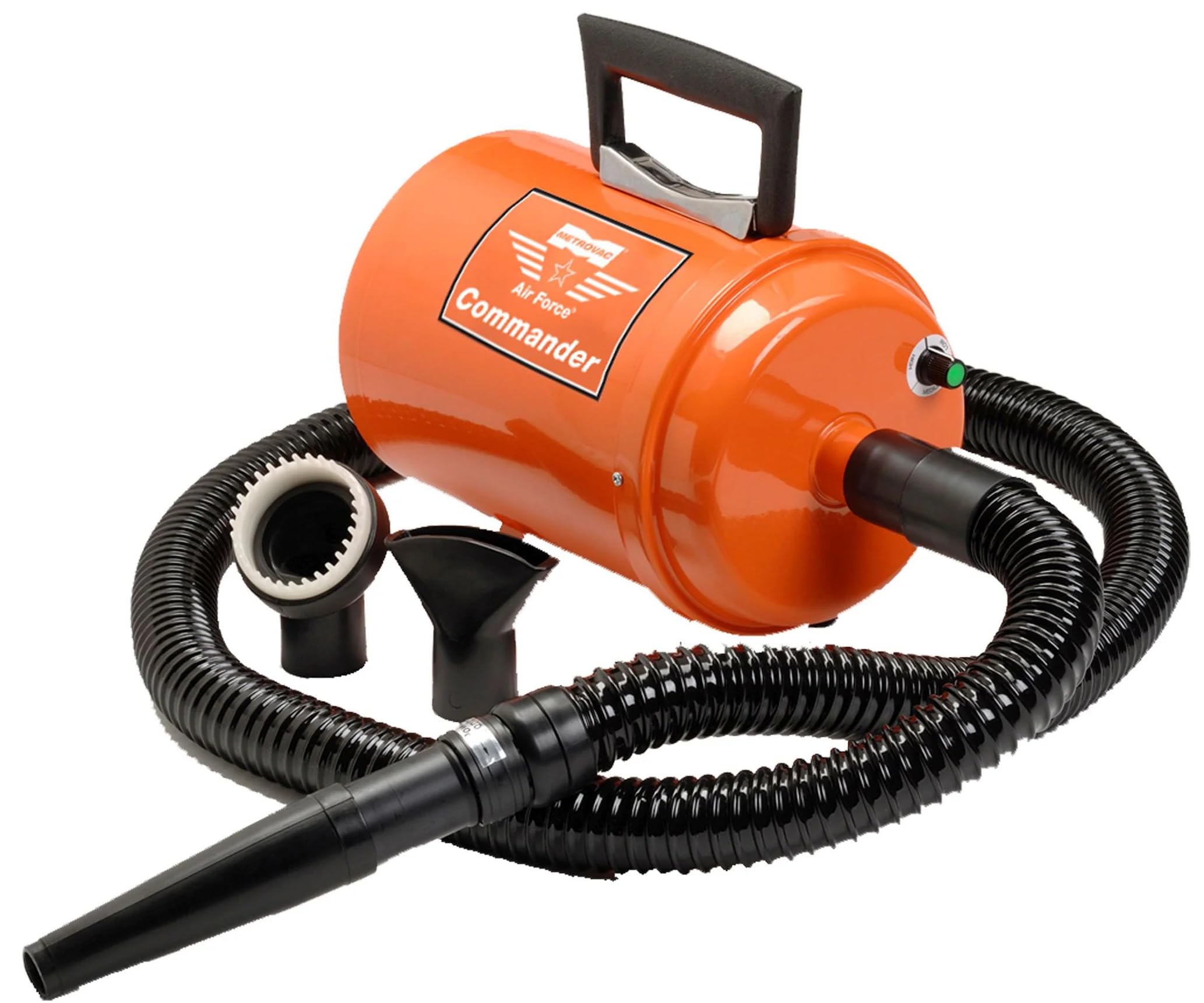 Air Force Commander 2-Speed Professional Hair Dryer with 4.0 HP Motor - Fast Drying for Salons & Home Use, Perfect for Styling & Volume