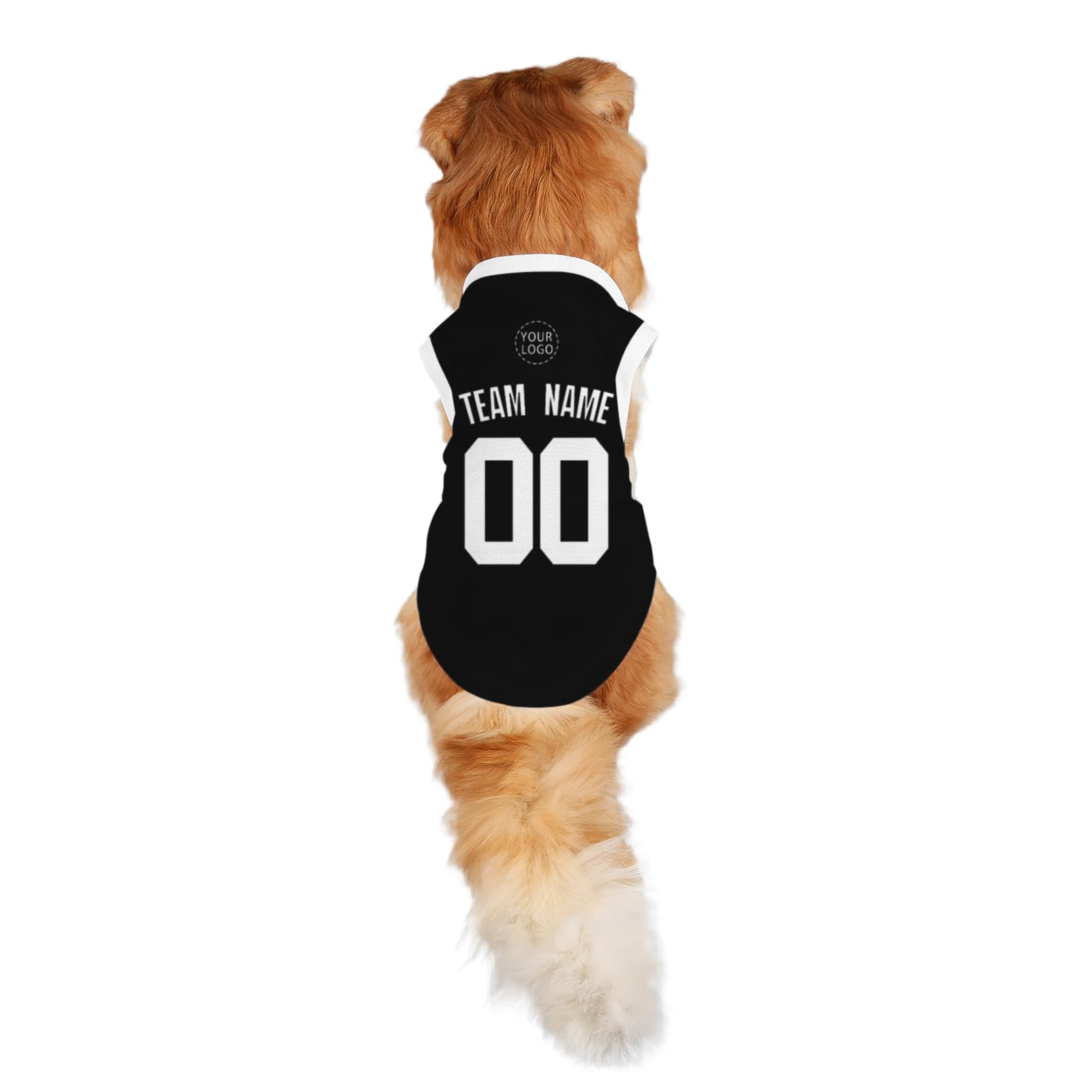 Custom Dog Baseball Jersey - Personalized Pet Tank Top for Small, Medium & Large Dogs & Cats - Perfect for Pet Parties, Halloween Costumes & Photo Shoots