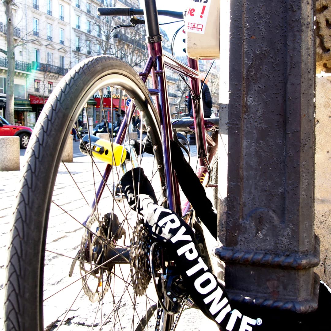 Kryptonite New York Legend 1515 Heavy Duty Bike Chain Lock - 5 Feet 14.5mm Steel Anti-Theft Bicycle Lock with Keys - 10/10 Security for E-Bike, Motorcycle & E-Scooter - Perfect for Urban Commuting & Outdoor Adventures