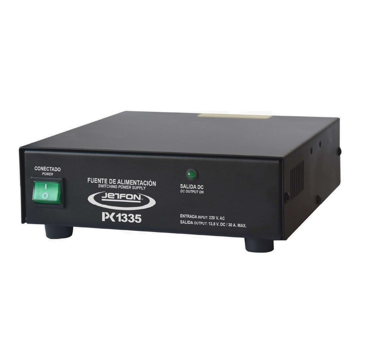 JETFON PC-1335 30A Power Supply with Battery Charger - Universal Power Supply for Electronics, Computers & DIY Projects - Perfect for Home, Office & Workshop Use