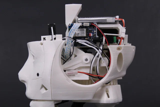 EZ InMoov Robot Head Kit - DIY Humanoid Robot Head for STEM Education & Robotics Projects - Perfect for Makers, Hobbyists & Schools