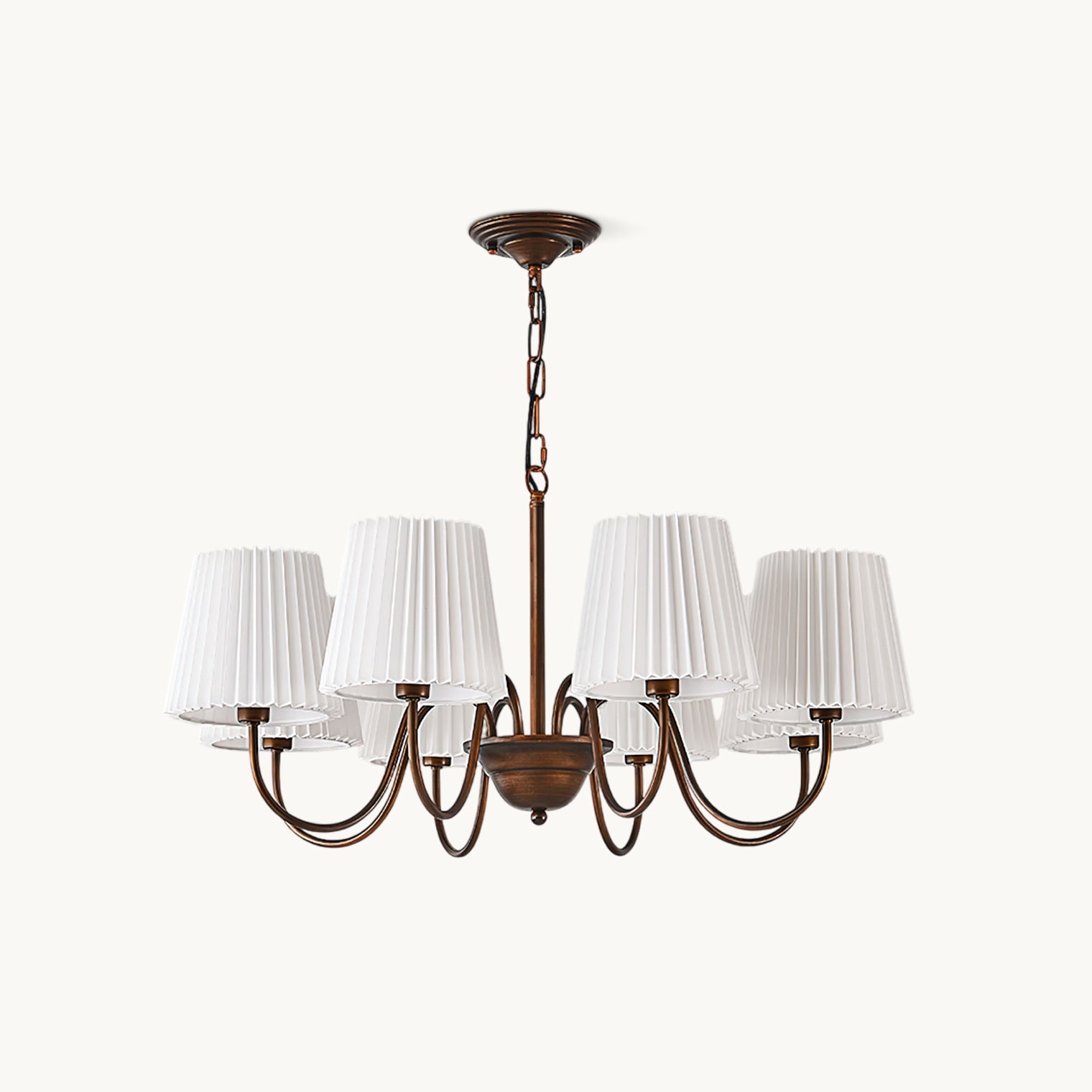 Asquith Crystal Chandelier - Elegant Modern Ceiling Light Fixture for Dining Room, Living Room & Bedroom Decor