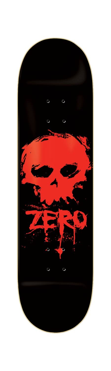Zero Skateboards Blood Skull Black/Red Skateboard Deck - 8.25