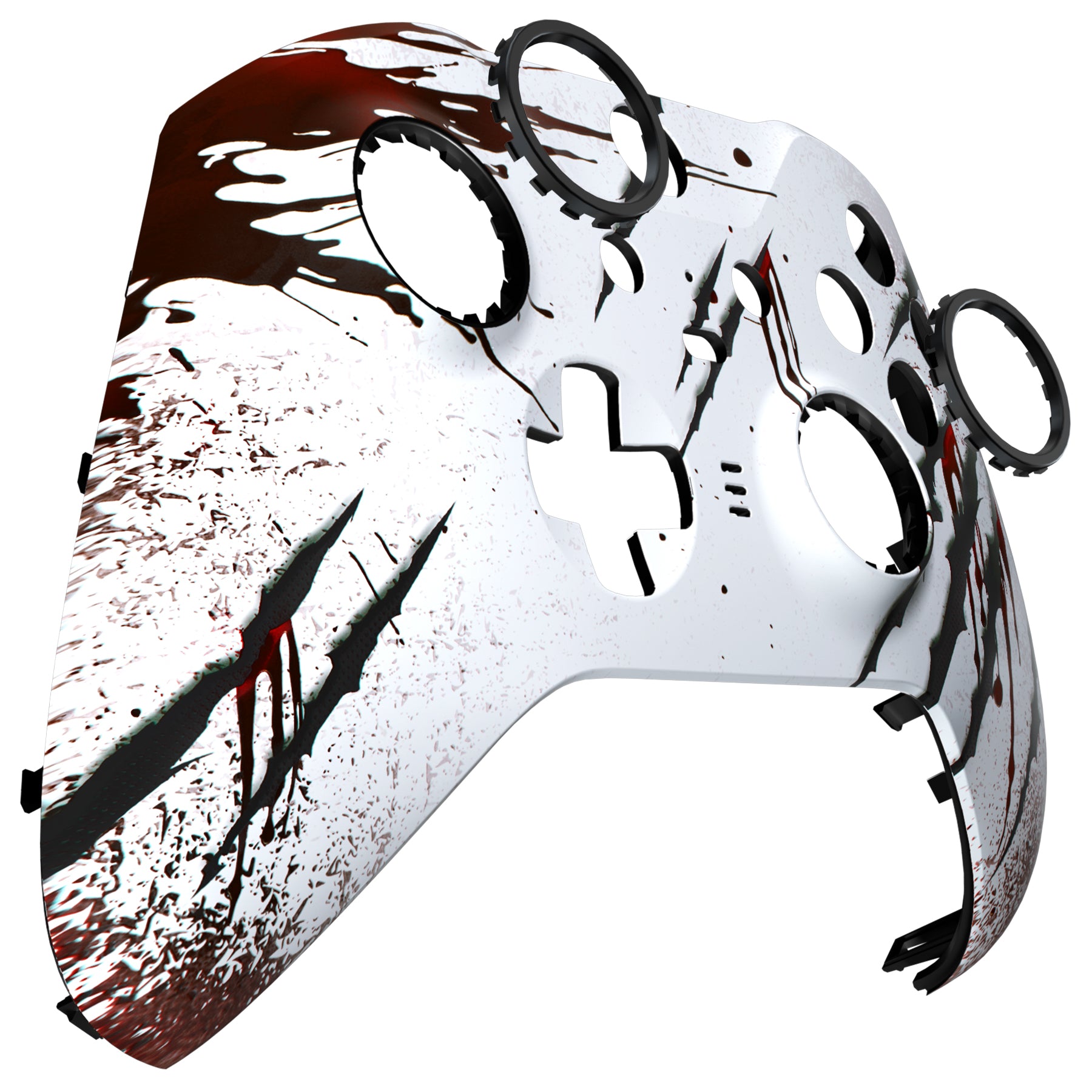 eXtremeRate Replacement Front Housing Shell Case with Accent Rings for Xbox One Elite Series 2 & Elite 2 Core Controller (Model 1797) - Wild Attack Design - Customize Your Gaming Experience - Perfect for Competitive Gaming & Controller Protection