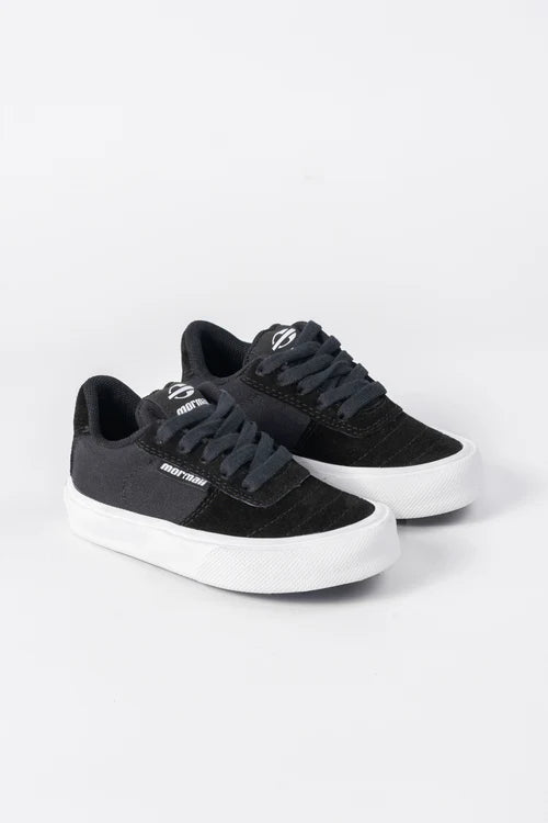 Mormaii Kids Sneakers - Black | Comfortable & Durable Children's Shoes for School, Play & Outdoor Activities