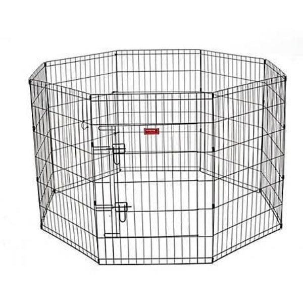 Best Dog Exercise Pen for Large & Small Dogs - Portable & Adjustable Pet Playpen for Indoor & Outdoor Use - Perfect for Training, Playtime, and Backyard Safety