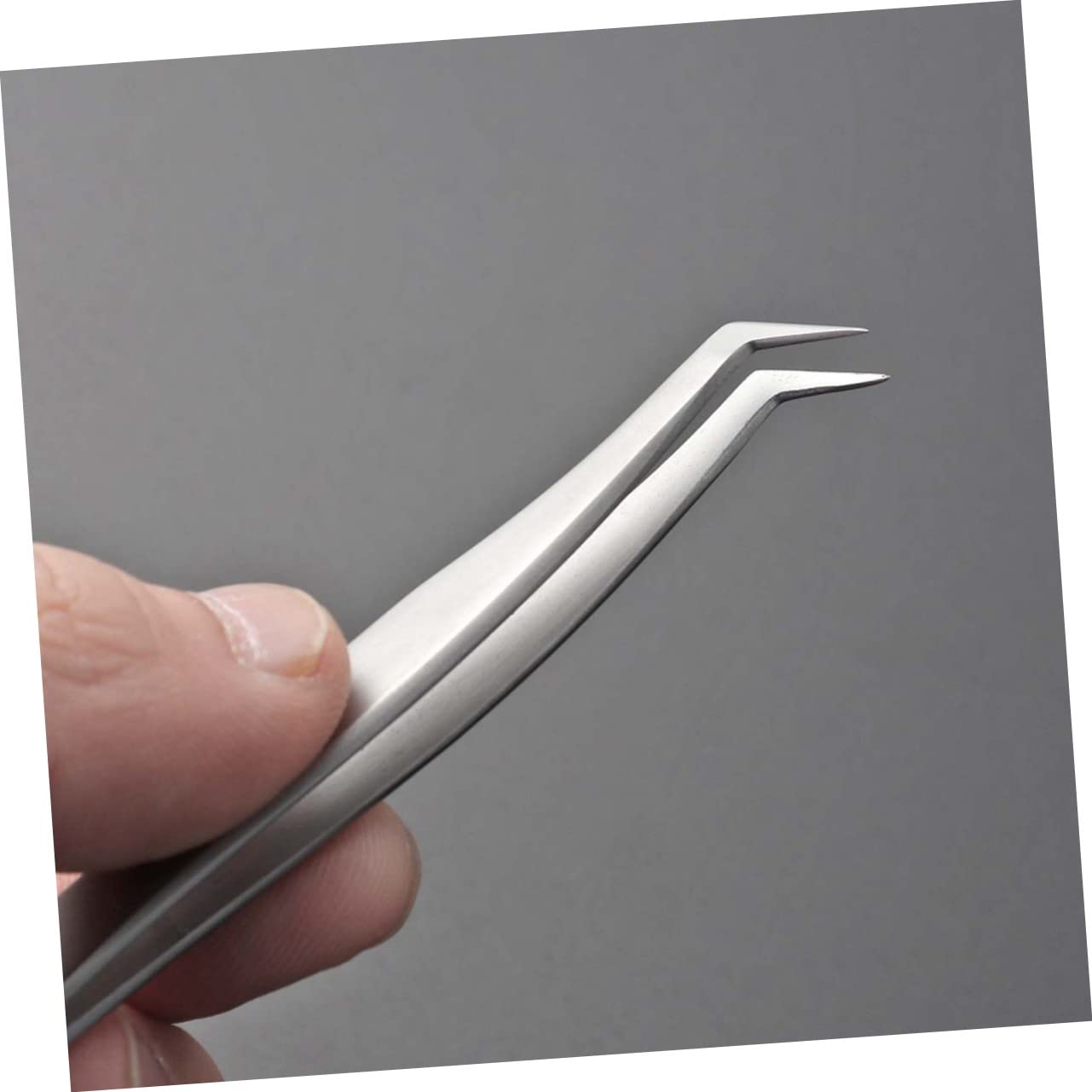 Premium Stainless Steel Eyelash Tweezers - Professional False Eyelash Applicator & Makeup Tool Set for Women - Perfect for Daily Use, Salon, Bridal & Party Makeup Application