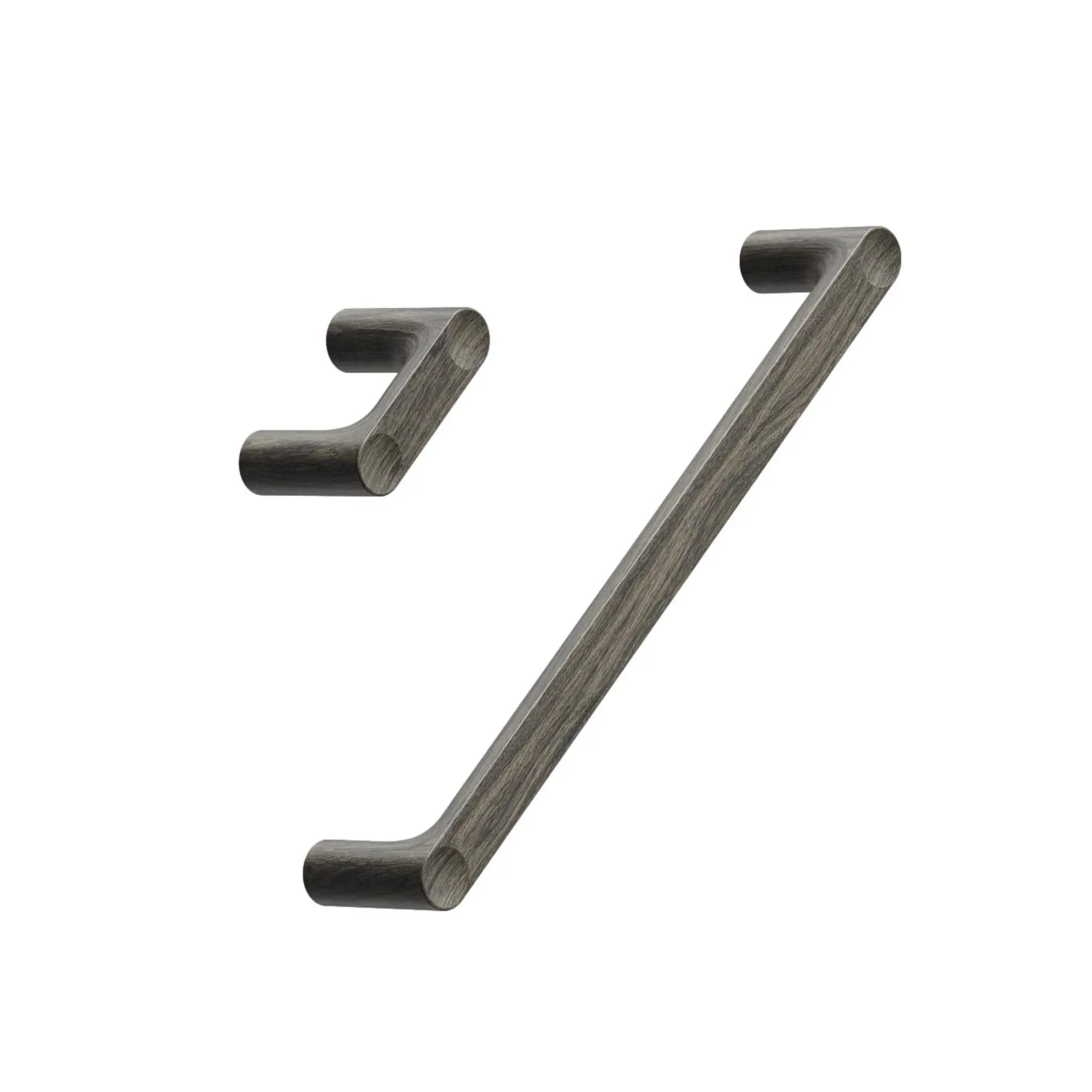 Dark Oak Lacquered Wood Cabinet Knobs and Drawer Pulls - Elegant Hardware for Kitchen, Bathroom & Furniture Upgrade