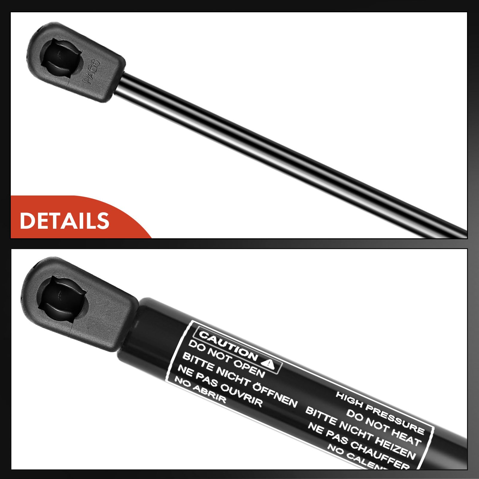 Premium 11.57 Inch 13lb Gas Spring Struts - Heavy Duty Lift Supports for Toolbox, Cabinet, Sliding Window, Storage Bed, Bench Lids & Basement Doors (2-PC Set) | Perfect for Automotive, RV, Marine & Home Storage Solutions