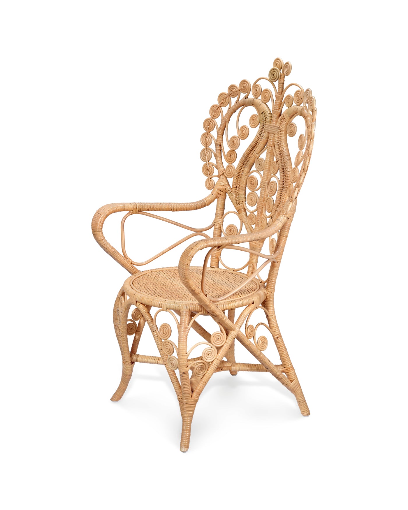 Hibiscus Arm Chair - Modern Accent Chair for Living Room, Bedroom & Office - Comfortable Upholstered Lounge Chair with Wooden Legs - Perfect for Relaxing, Reading & Decorating