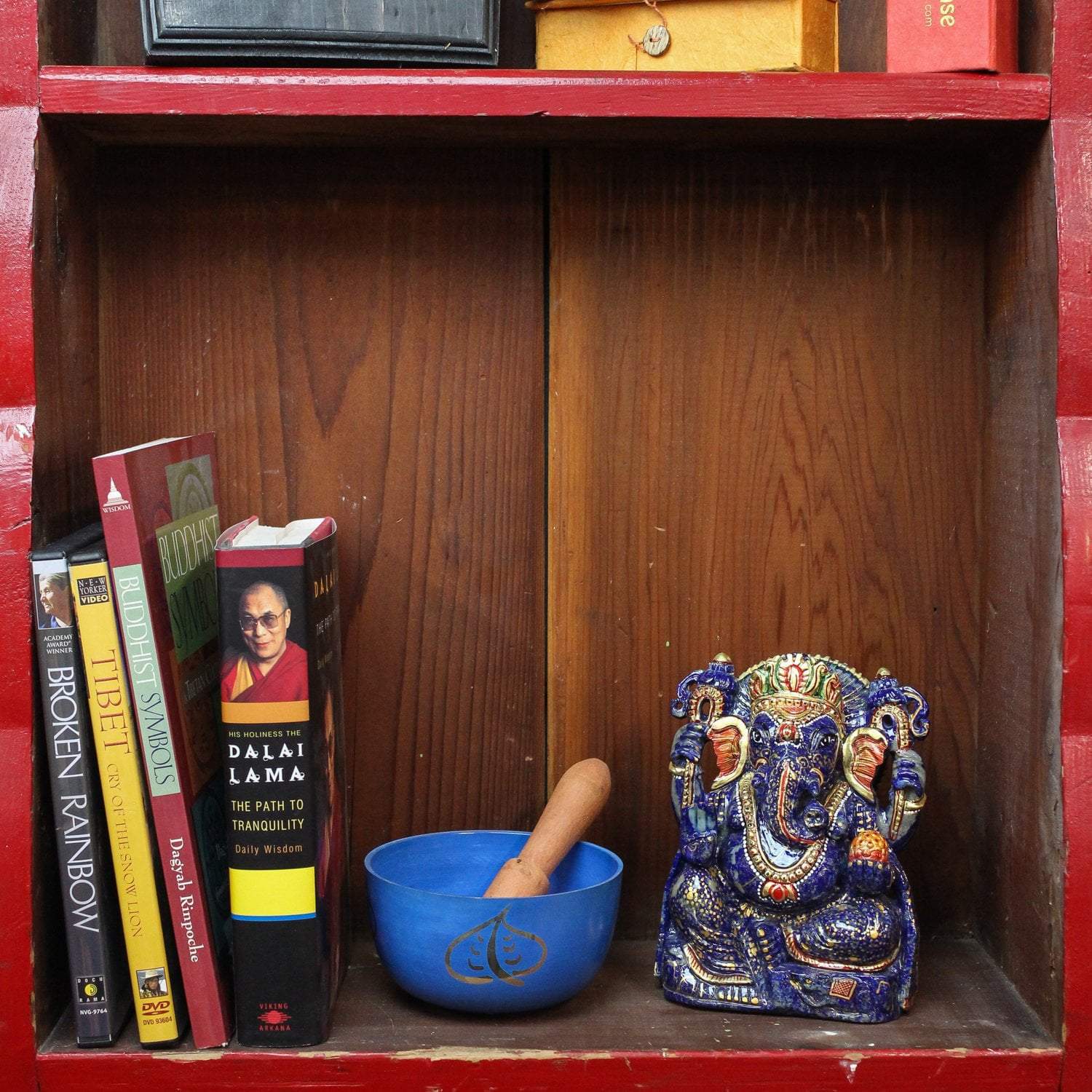 Premium Lapis Lazuli Ganesh Statue - Handcrafted Hindu God Idol for Home Altar, Meditation & Spiritual Decor | Perfect for Yoga Studios, Office Desk & Gift Giving