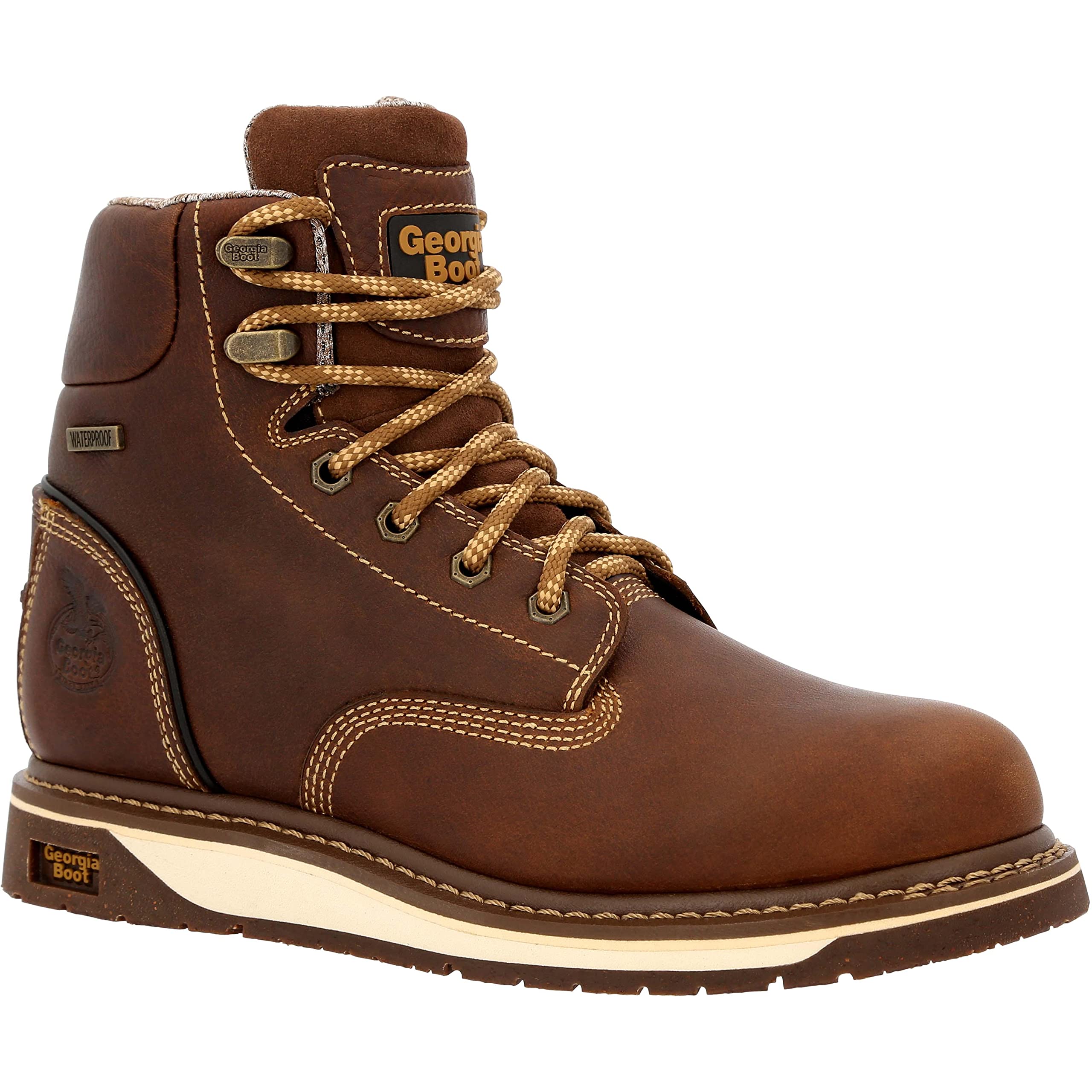 Georgia Boot Women's AMP LT Wedge Industrial Work Boot - Comfortable & Durable Safety Shoes for Construction, Warehouse & Outdoor Work