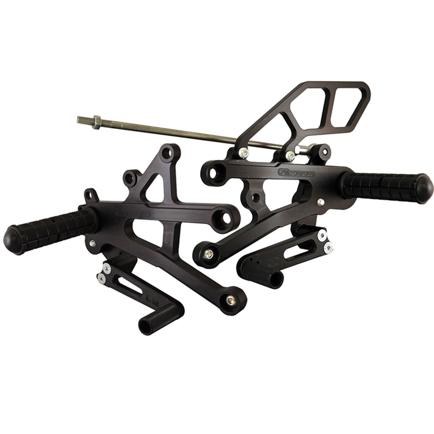 Triumph Street Triple 05-09 Rearset Kit - Standard Shift Without Quick Shifter - Complete with Shift & Brake Pedals - Motorcycle Racing & Track Day Upgrade