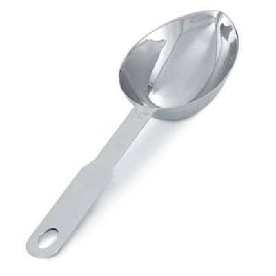 Vollrath 1/3 Cup Measuring Scoop - Stainless Steel Kitchen Measuring Cup for Baking, Cooking & Food Prep - Perfect for Flour, Sugar, Spices & Dry Ingredients
