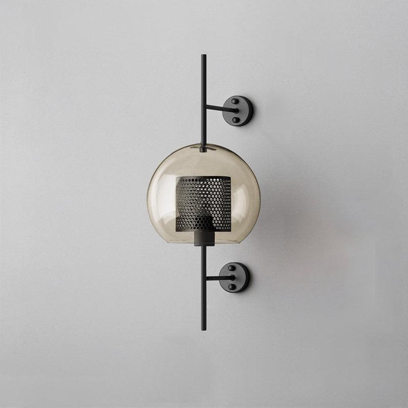 Chiswick Modern Glass Wall Light - Sleek Indoor/Outdoor Sconce for Living Room, Bedroom, Hallway & Patio Lighting