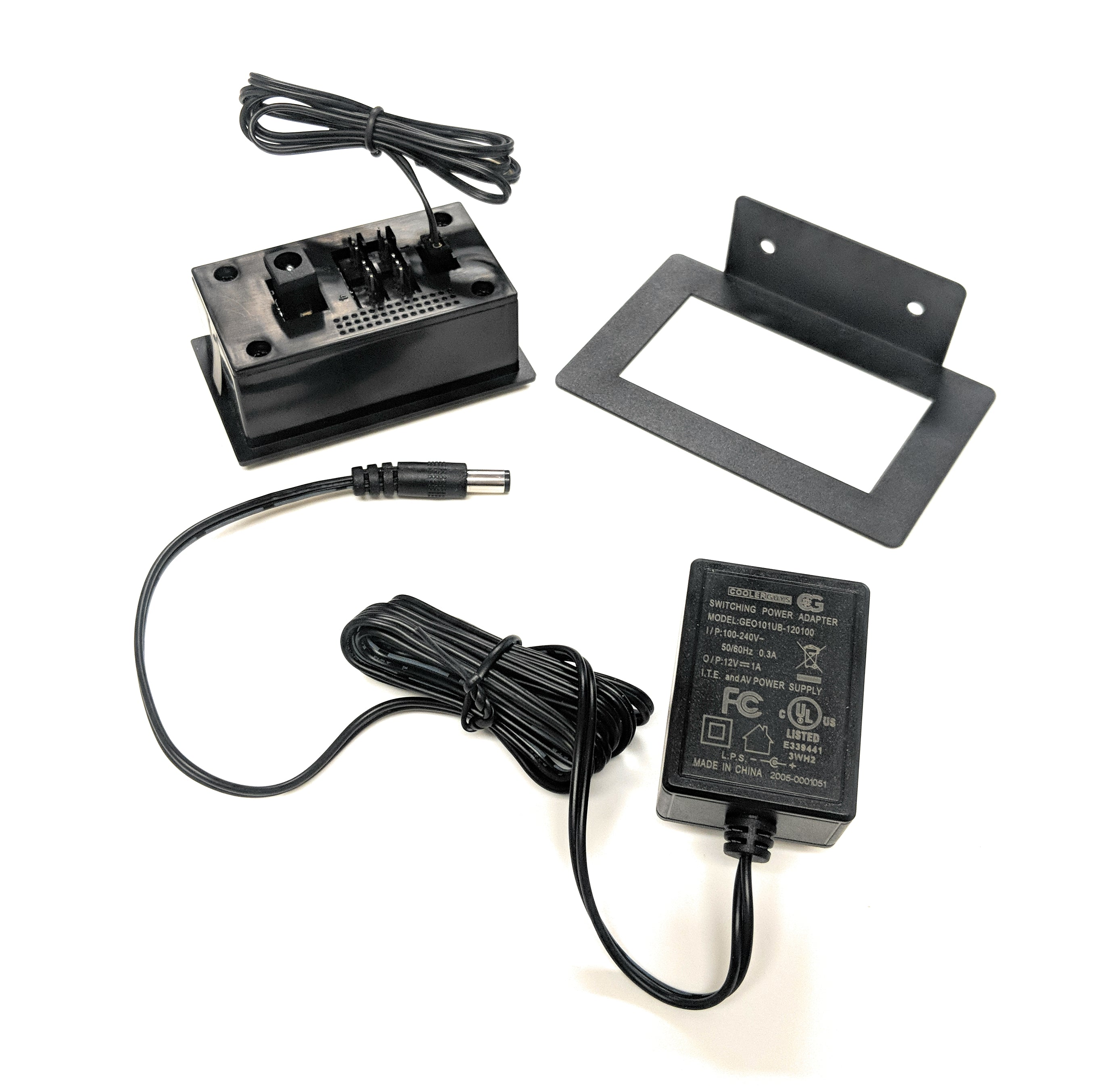 Coolerguys 1A Power Supply with Programmable Thermal Control Kit - Perfect for PC Cooling Systems & Electronic Projects