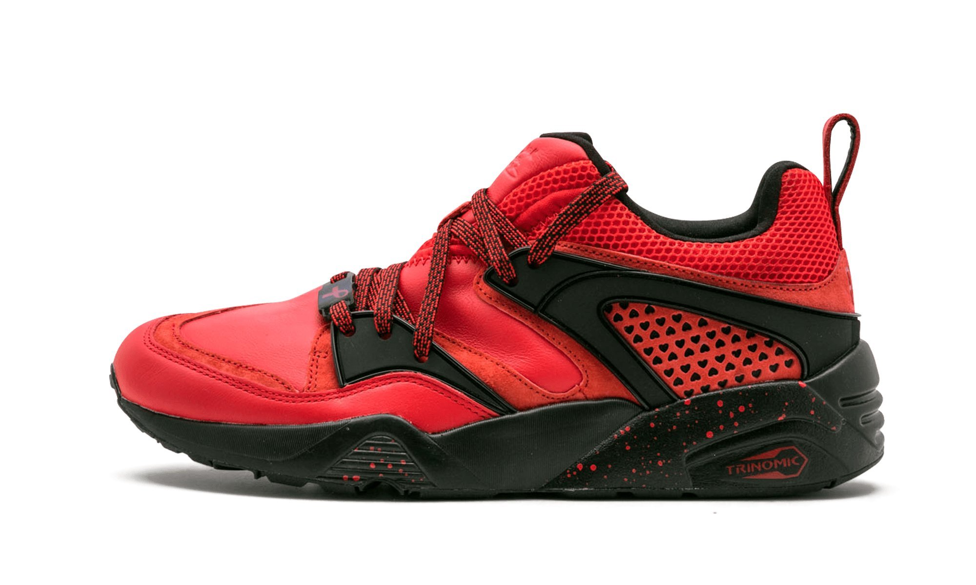 PUMA Bog Red Rise X Sneakers - High Risk Red/Black Colorway - Men's Size 7 US | Running Shoes for Men, Gym Workout & Casual Streetwear Fashion