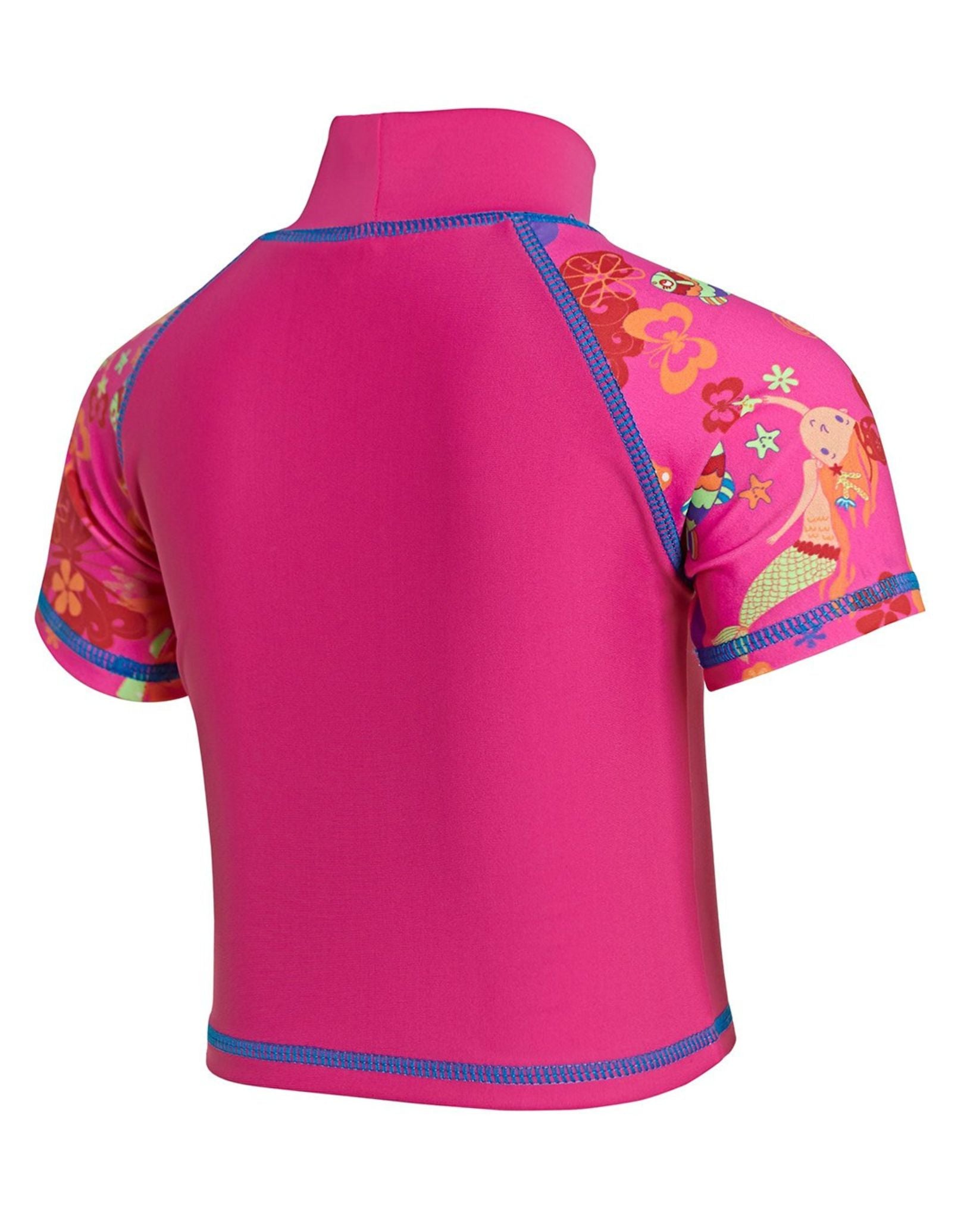 Girls' Sun Protection Top - UPF 50+ Pink for Outdoor Play, Beach & Summer Activities