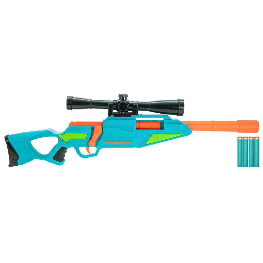 Air Warriors Carnivore High Precision Bolt Action Dart Blaster - Outdoor Nerf Battle Game Toy for Kids & Adults - Perfect for Backyard Wars, Team Competitions and Target Practice