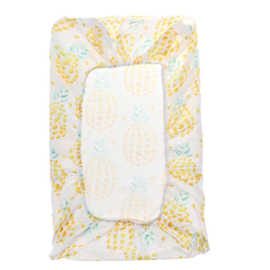 YIJU Waterproof Baby Changing Pad Cover - Soft Pineapple Design for Infants & Newborns | Nursery, Daycare & Travel Use