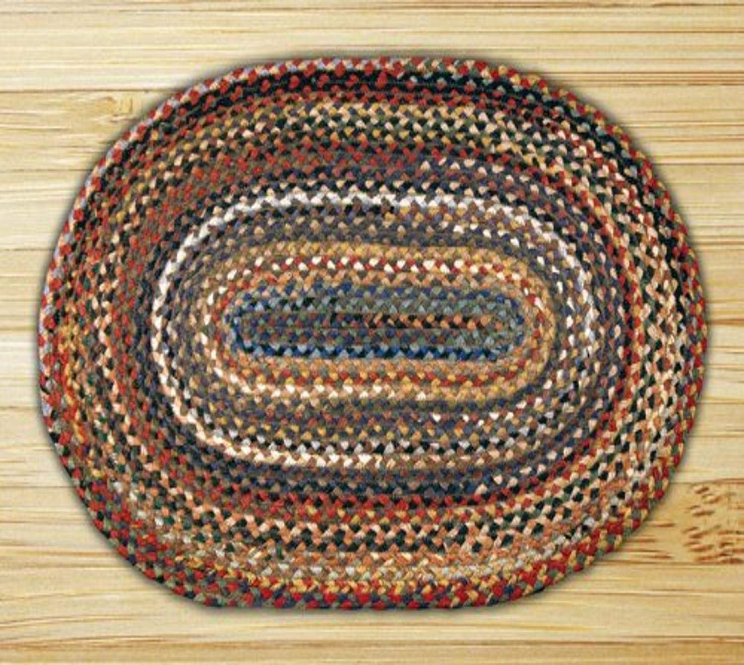 Premium Earth Rugs Handmade Oval Rug - 2 x 8 Feet Natural Fiber Floor Mat for Living Room, Bedroom & Entryway - Boho Chic Home Decor for Cozy Spaces