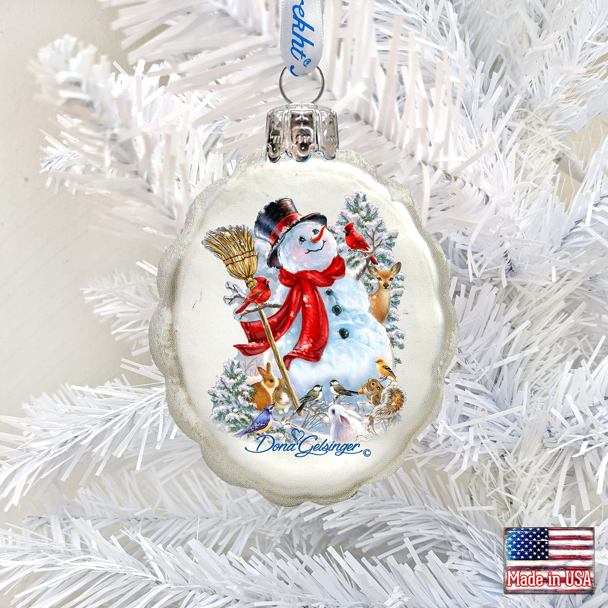 Frosty Forest Friends Keepsake Christmas Ornament by Dona Gelsinger 778102-1624 - Perfect for Holiday Tree Decorations & Winter Home Decor