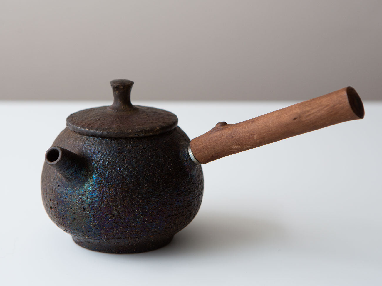 Premium Fire Cypress Kyusu Teapot - Japanese Traditional Wooden Teapot for Green Tea & Loose Leaf Tea Brewing - Perfect for Tea Ceremonies, Home Use & Gifts