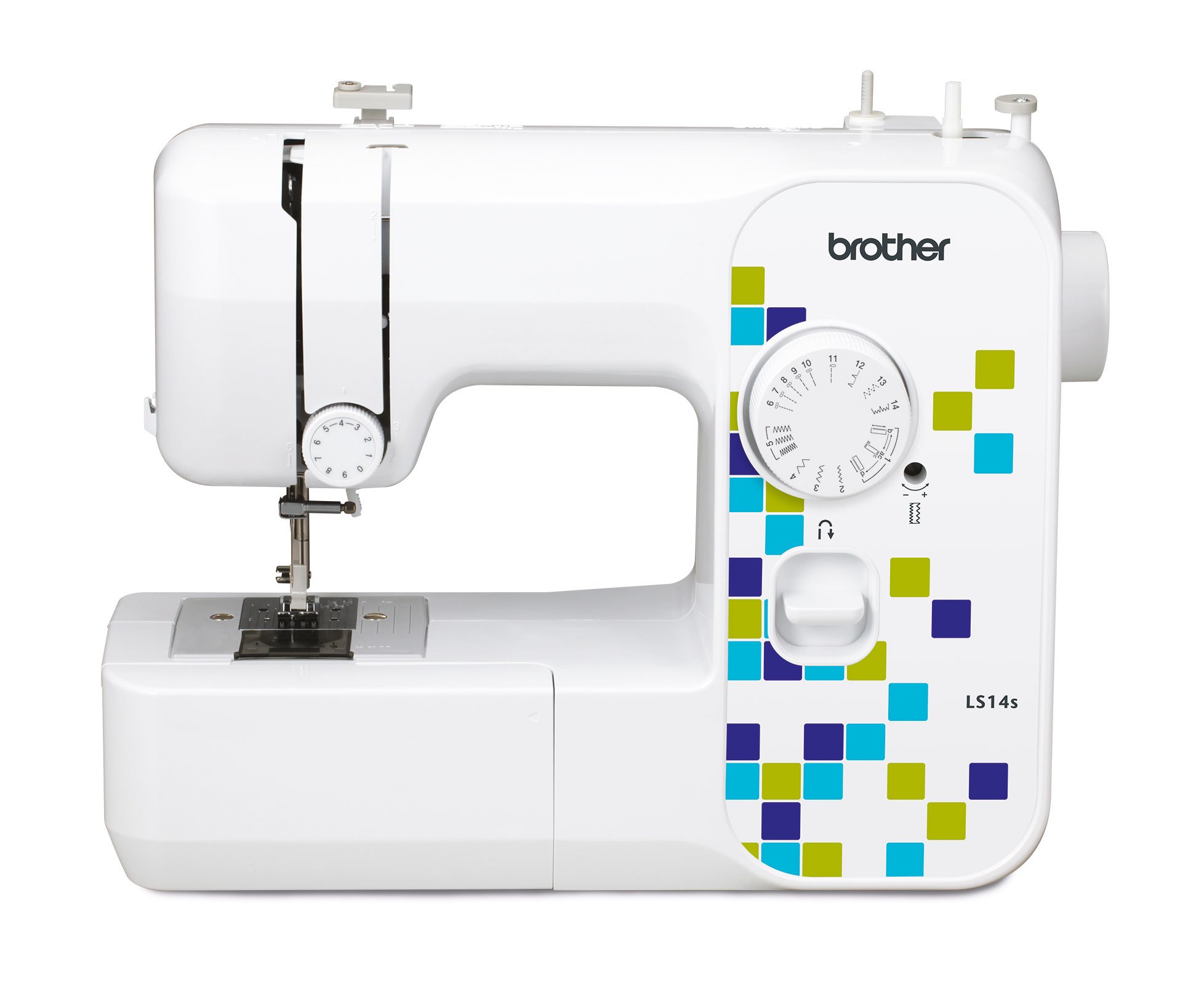 Brother LS14S Metal Chassis Sewing Machine for Beginners - 50 Lessons & 15 Sewing Projects with Step-by-Step Guide | Perfect for Home Use, DIY Crafts, and Fashion Design