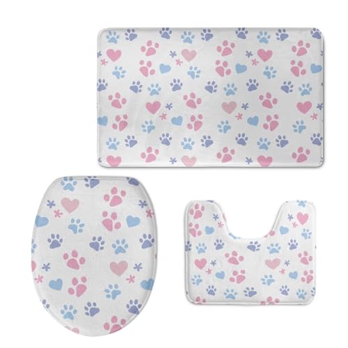Dog Paw Hearts