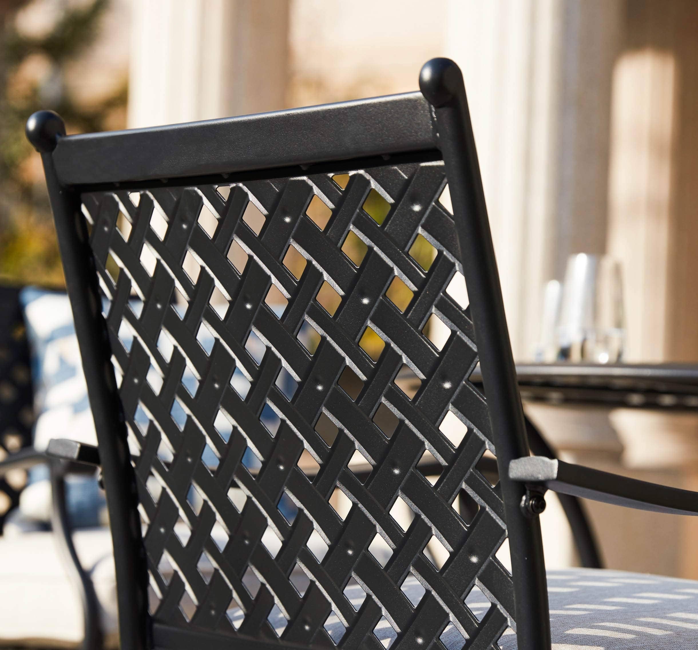 PatioFestival 5-Piece Heavy-Duty Round Outdoor Dining Set with 4 Stackable Chairs - Perfect for Backyard, Garden, Patio & Indoor Dining | Weather-Resistant Outdoor Furniture