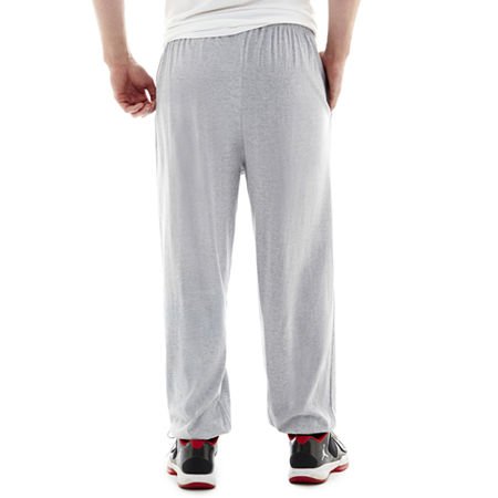 Champion Men's Big & Tall Closed Bottom Jersey Sweatpants - Charcoal Grey XLT - Comfortable Lounge Pants for Relaxing at Home, Gym, or Running Errands