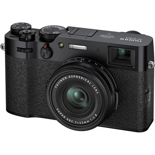 Fujifilm X100V Digital Camera 26.1MP APS-C Mirrorless Camera with 23mm F2 Lens - Black & Silver Edition for Street Photography & Travel Vlogging