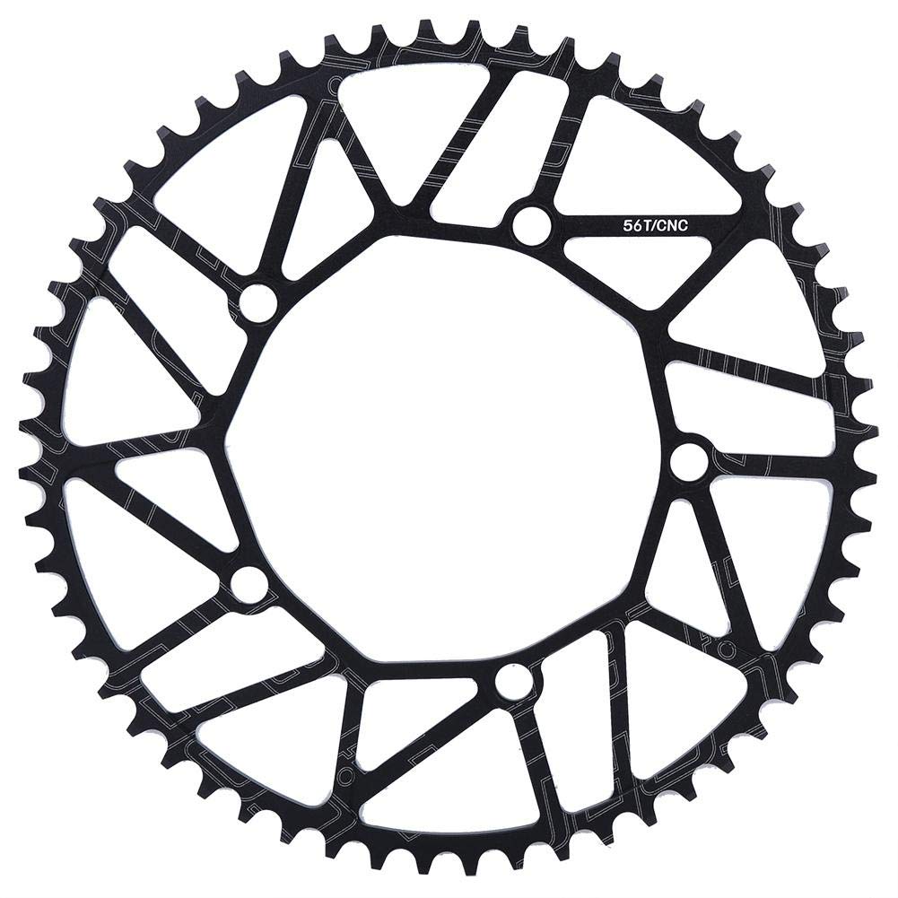 VGEBY1 Bike Chain Wheel - 50/52/54/56/58T 130BCD Single Speed Chainring for Road & Mountain Bikes - Durable Replacement for Cycling & Commuting