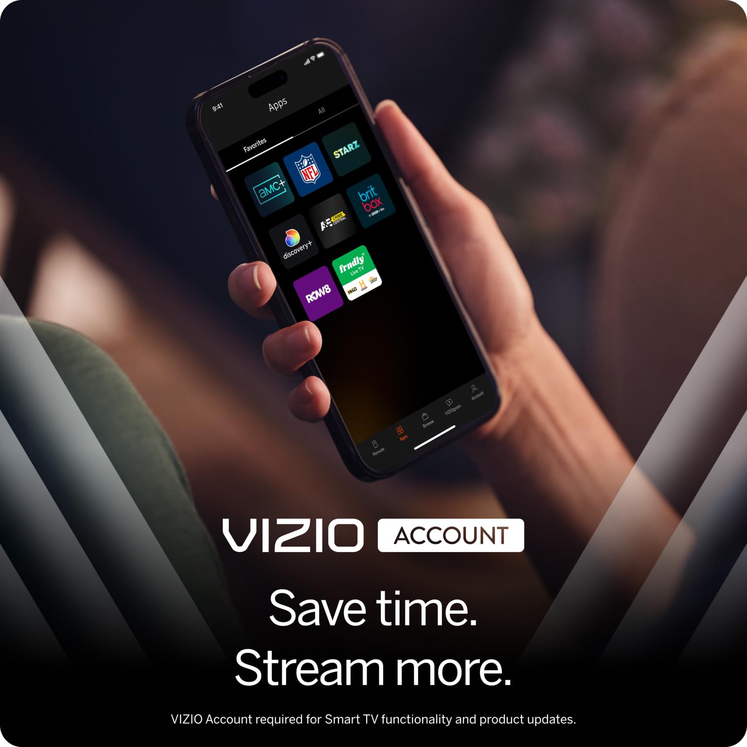 VIZIO VFD32M 32-Inch Full HD 1080p HDR Smart LED TV with Built-in WiFi, Streaming Apps & Voice Control - Perfect for Living Room, Bedroom & Home Theater Entertainment